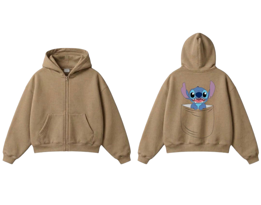 Animated Theme Premium Fleece Zipper Jacket
