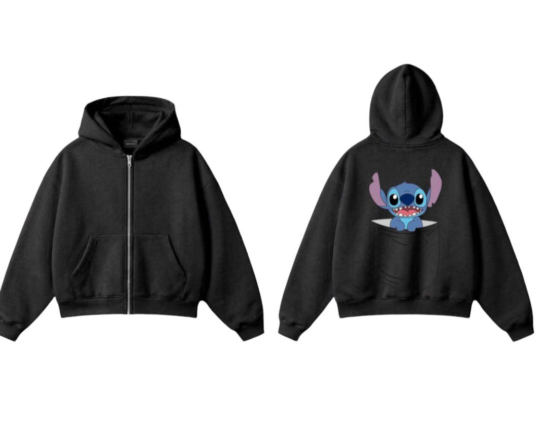 Animated Theme Premium Fleece Zipper Jacket