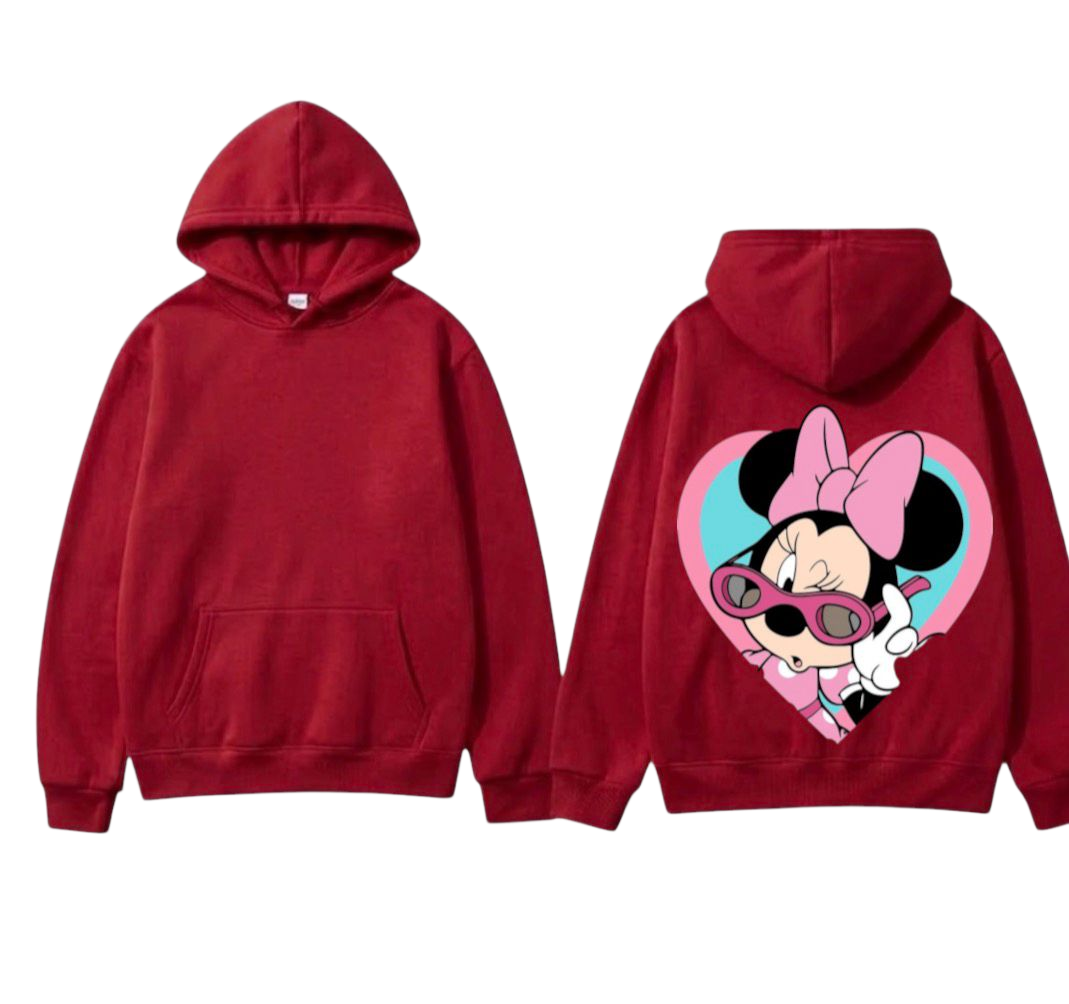 Cartoon Character Premium Fleece Hoodie