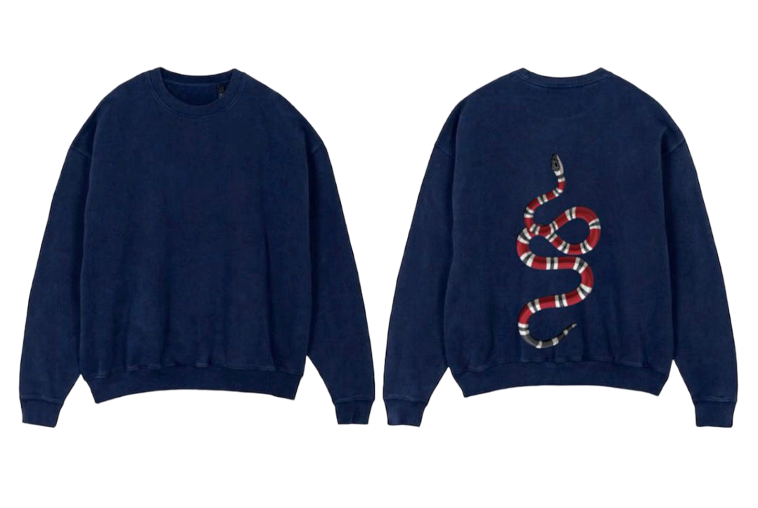 Snake Theme Premium Fleece Sweater