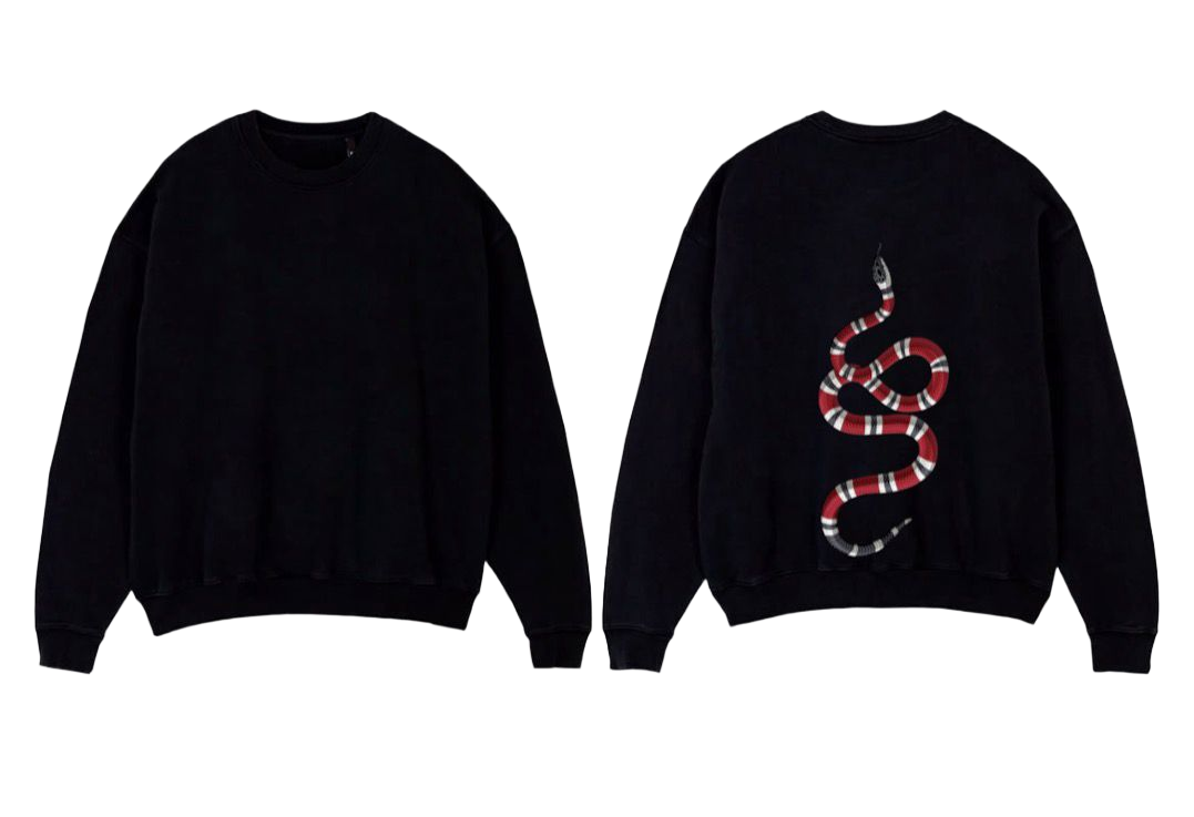 Snake Theme Premium Fleece Sweater
