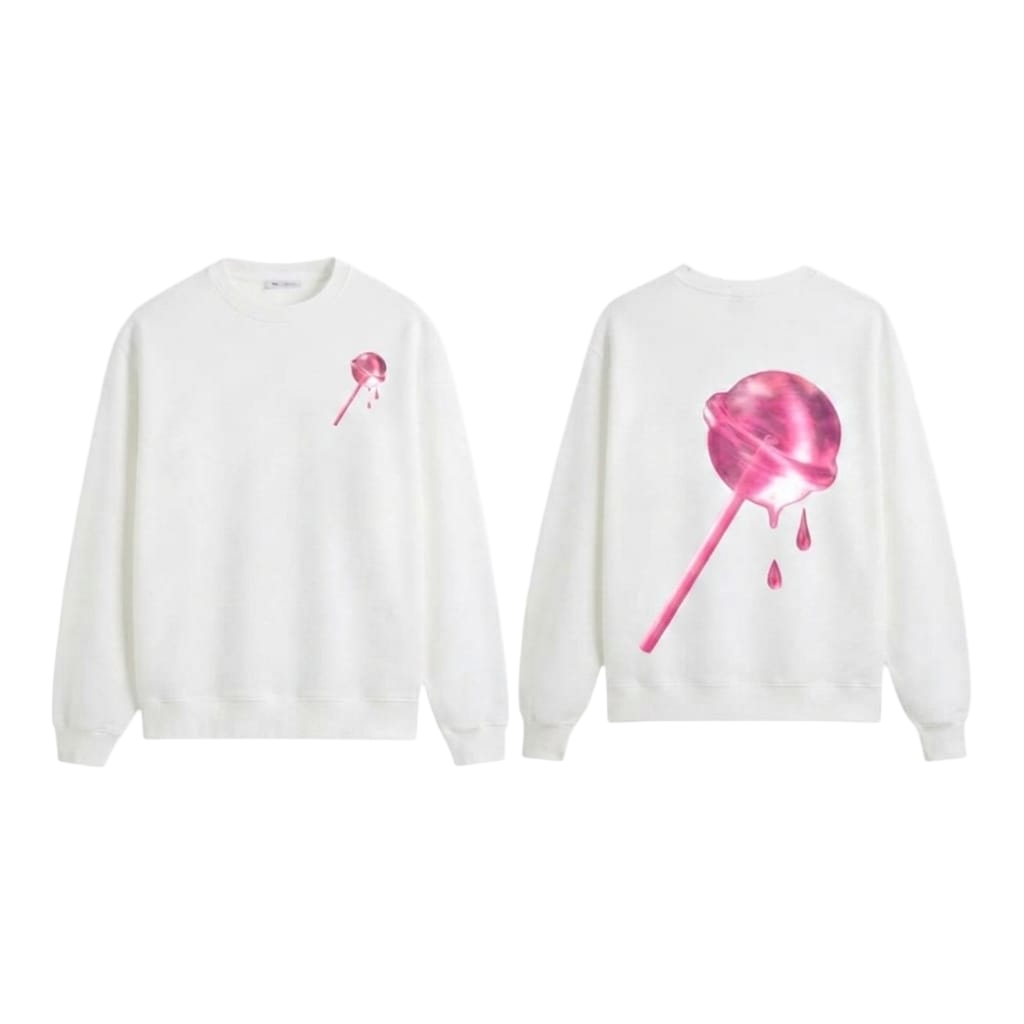 Lollipop Custom Print Premium Fleece Sweater