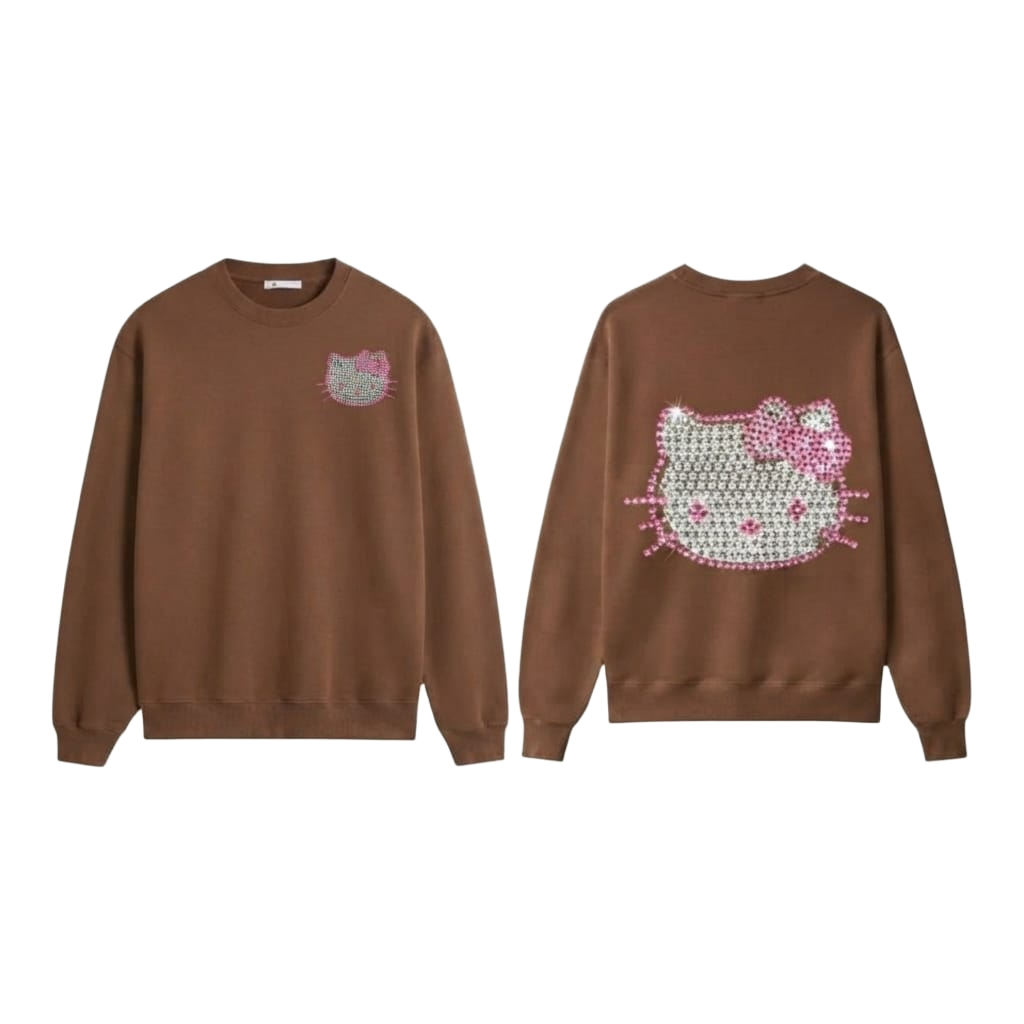 Cartoon Custom Print Premium Fleece Sweater