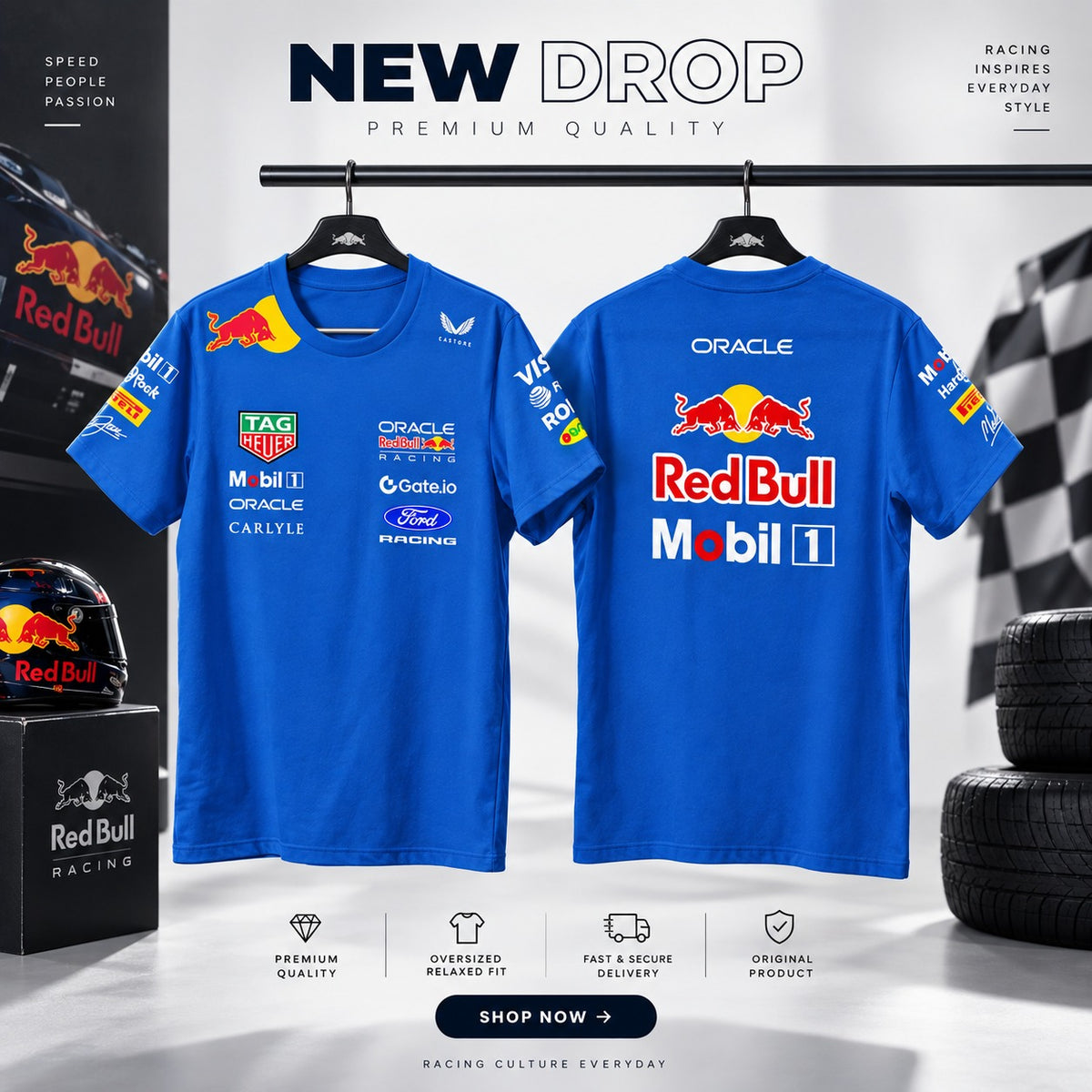 Racing Speed Lovers T-Shirt & Jogger Set