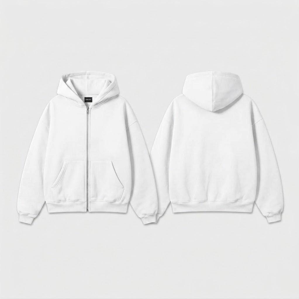 Kids Blank Zip-Up Jacket
