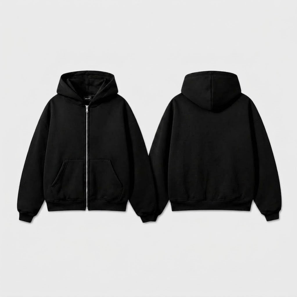 Kids Blank Zip-Up Jacket