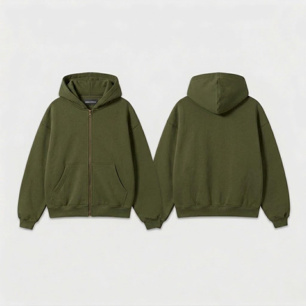 Blank Zip-Up Jacket