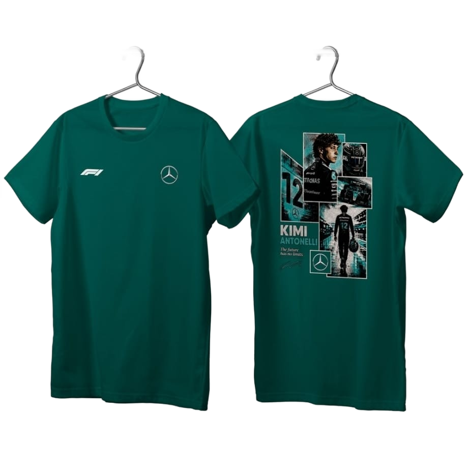 Inspo Kimi Antonelli Mercedes F1 T-Shirt