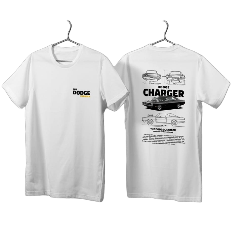Dodge Charger T-Shirt - White