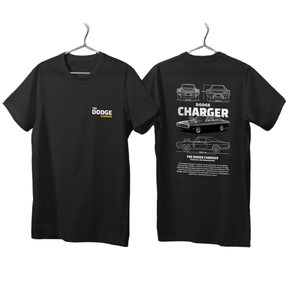 Dodge Charger T-Shirt - Navy