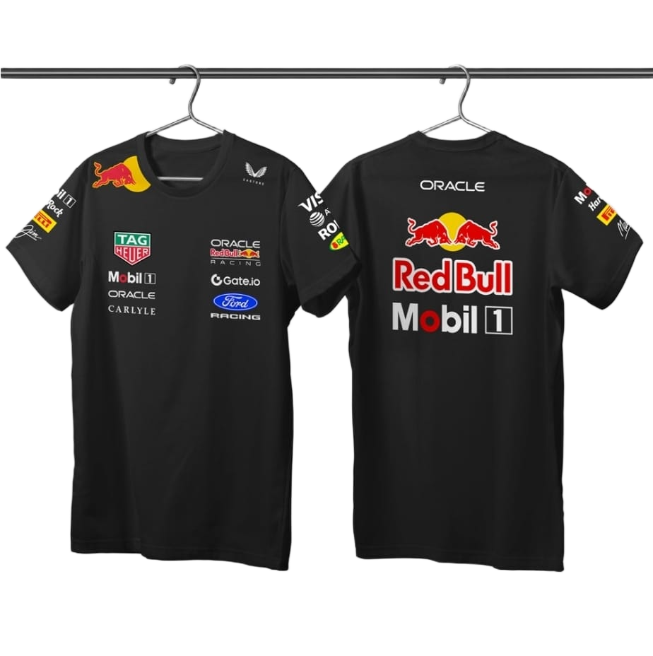 Oracle Red Bull Racing Team T-Shirt - Black