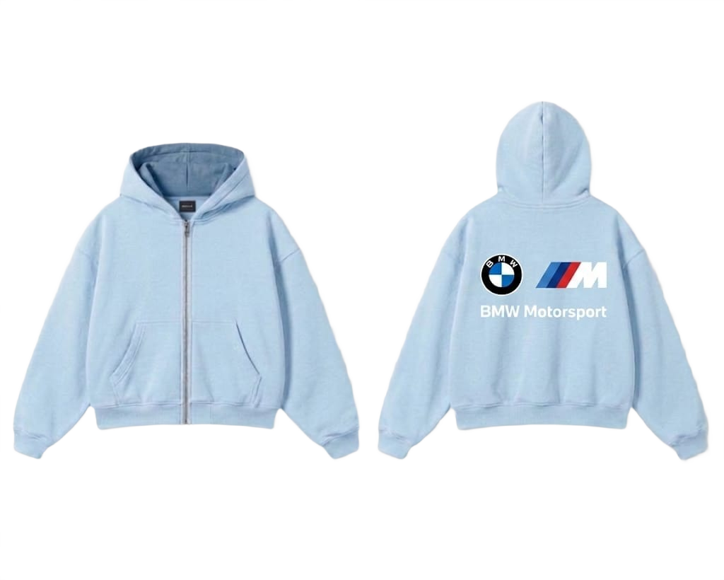 BMW Motorsport Zip-Up Hoodie - Red