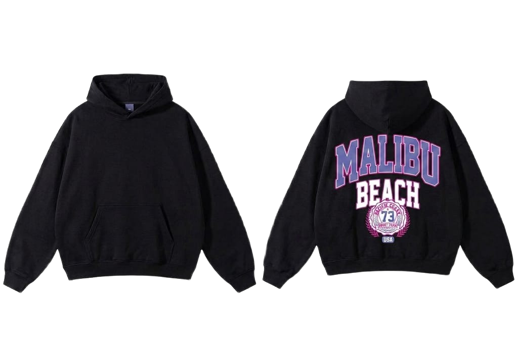 Malibu Beach 73 Hoodie - Pink