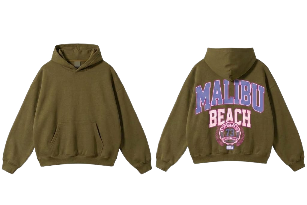 Malibu Beach 73 Hoodie - Teal