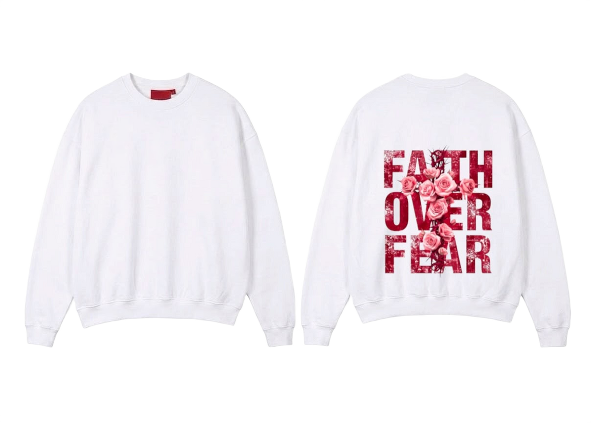 Faith Over Fear Sweatshirt - Black
