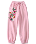 Bloom Floral Graphic Joggers - White