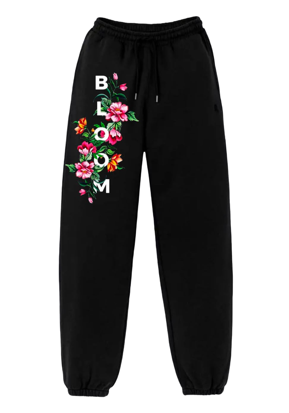Bloom Floral Graphic Joggers - detail