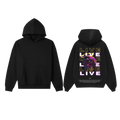 LIVE Skull Graphic Hoodie - Royal Blue