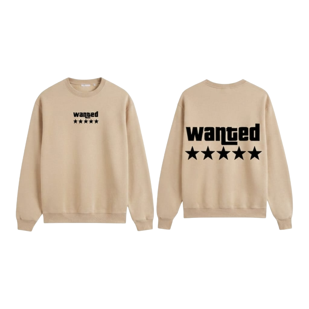 Wanted 5-Star Graphic Sweatshirt - Navy