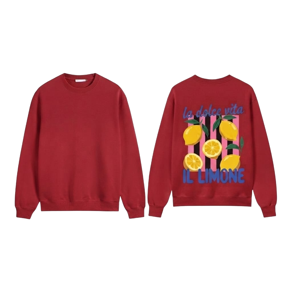 La Dolce Vita IL LIMONE Graphic Sweatshirt - Pink
