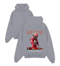 Black Michael Schumacher Ferrari graphic hoodie