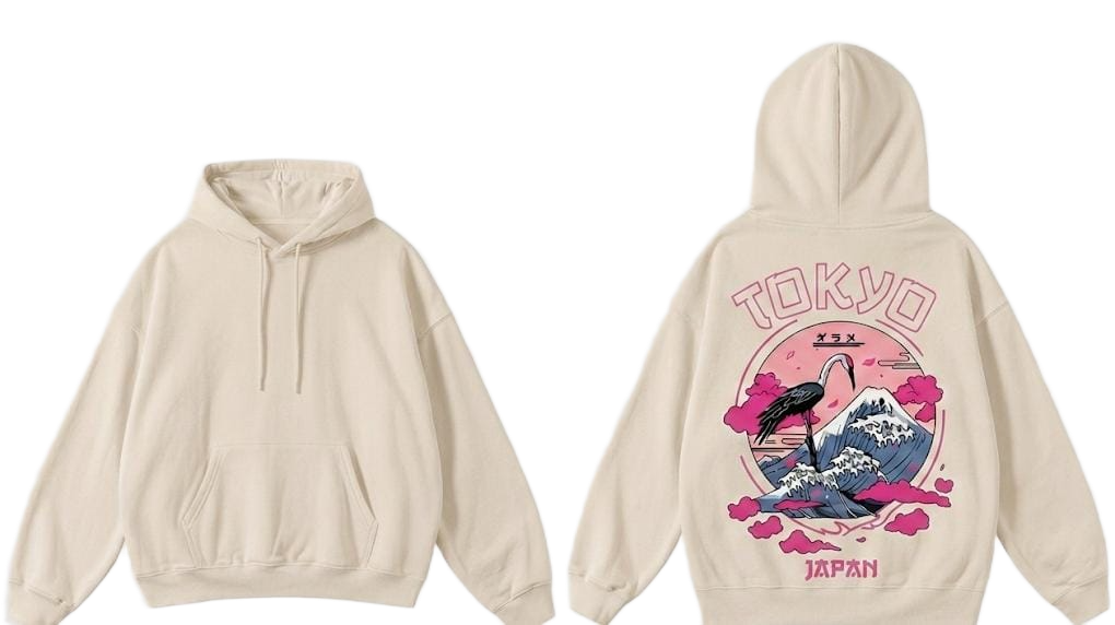 Cream Tokyo Flamingo Japan graphic hoodie