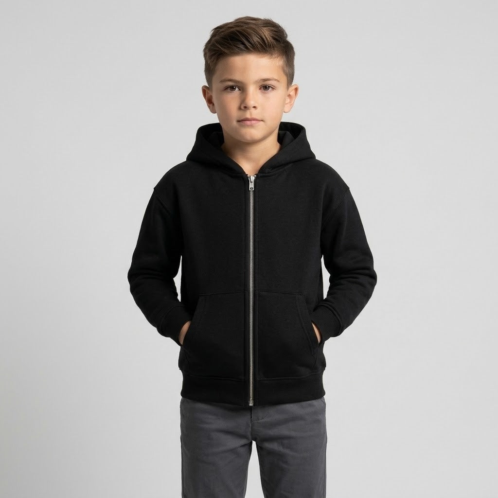 Kids Blank Zip-Up Jacket