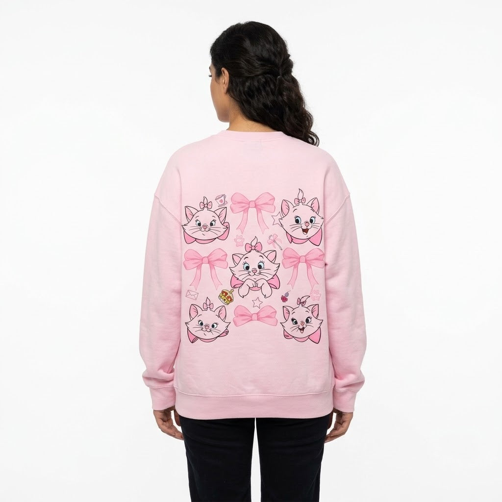 Kitten Theme Print Premium Sweater