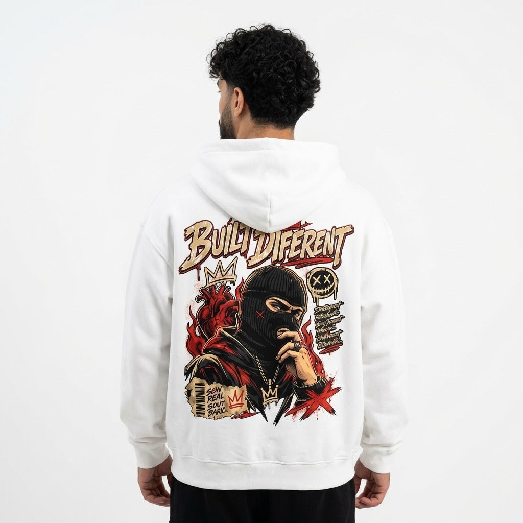 Built Different Zip-Up Hoodie