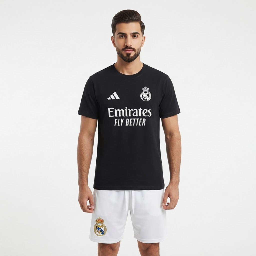 Football Icon T-Shirt & Graphic Shorts Bundle