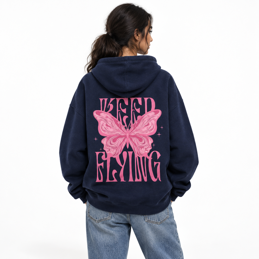 Keep Flying Butterfly Hoodie