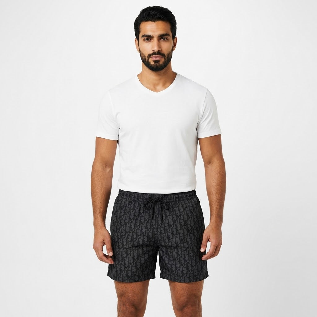 Tonal Monogram Swim Shorts