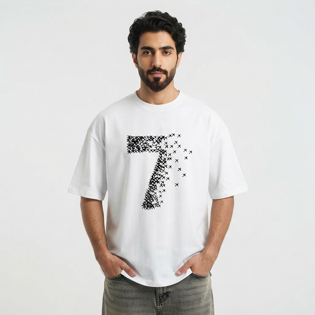 Airplane Custom Cotton T-Shirt