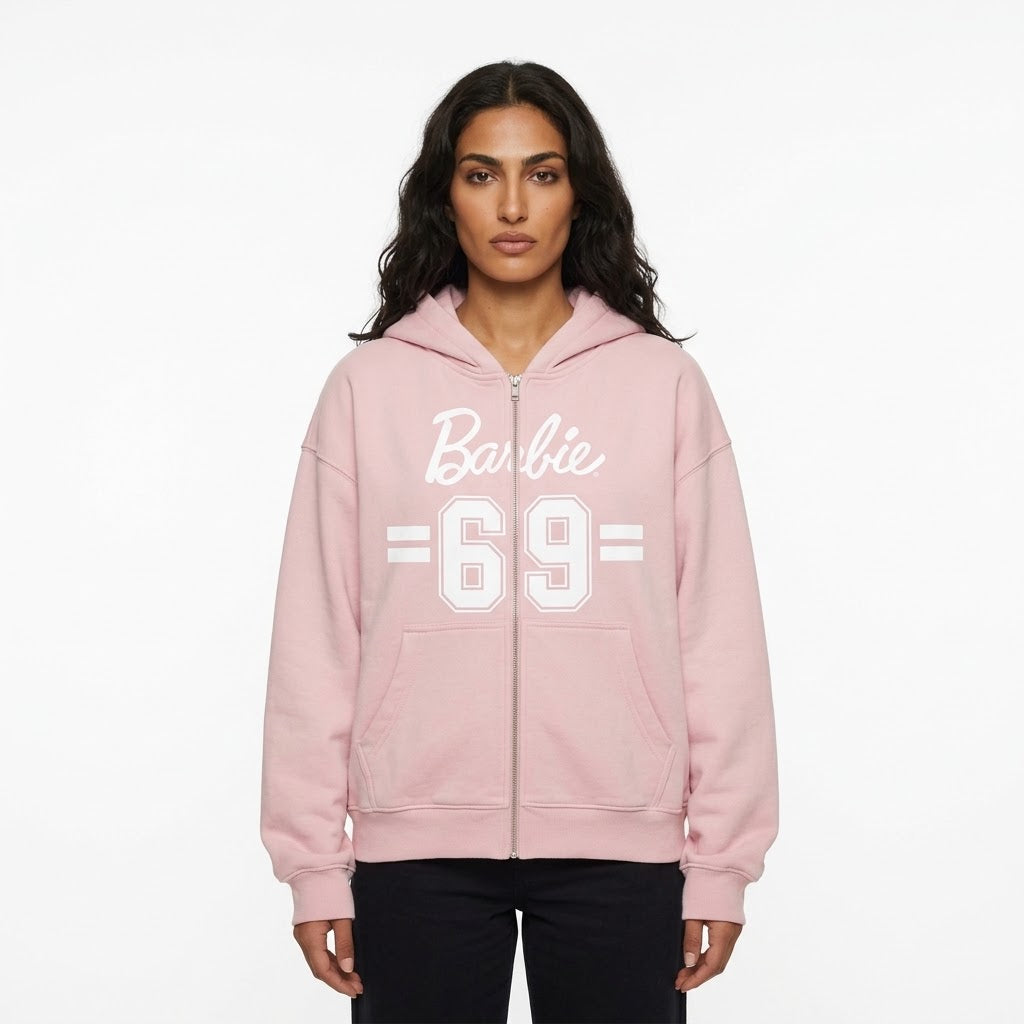 Y2K Graphic Zip-Up Hoodie