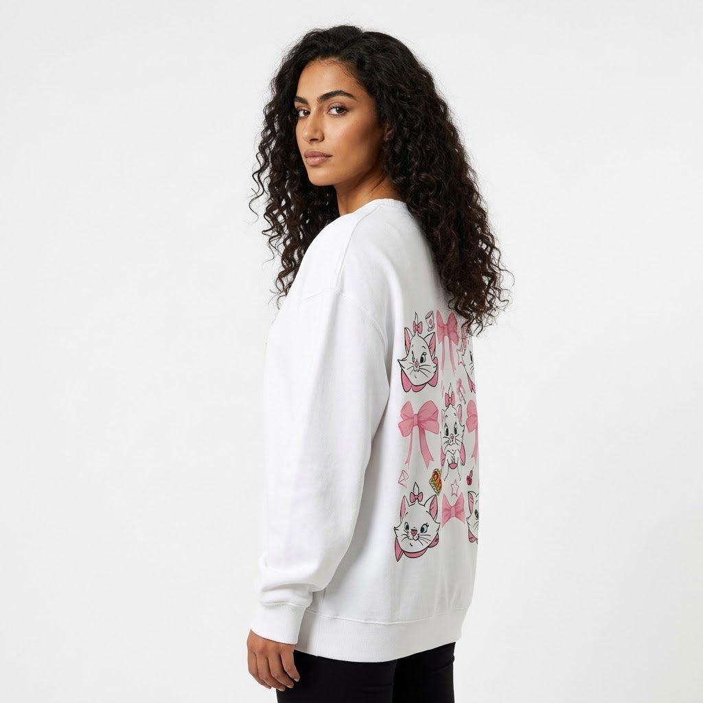 Kitten Theme Print Premium Sweater