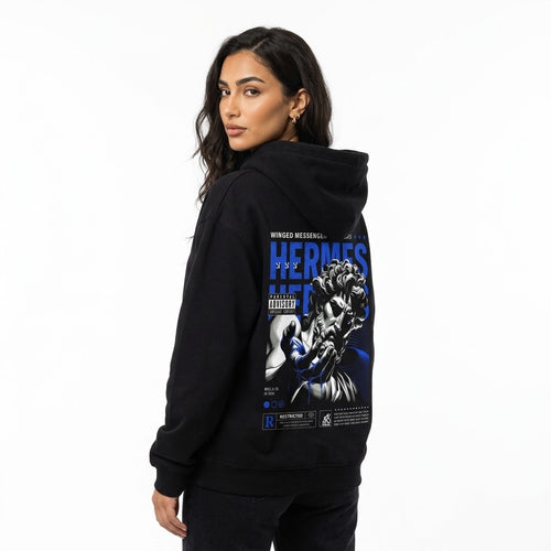 Black Winged Hoodie